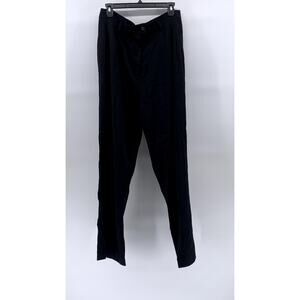 KALLMEYER NEW YORK Women's Black Solid Wide-Leg Regular-Fit Pants SZ 12